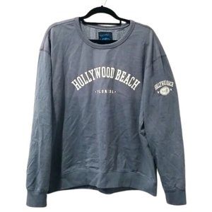 Hollywood Beach Florida Sweatshirt, Sz 2XL